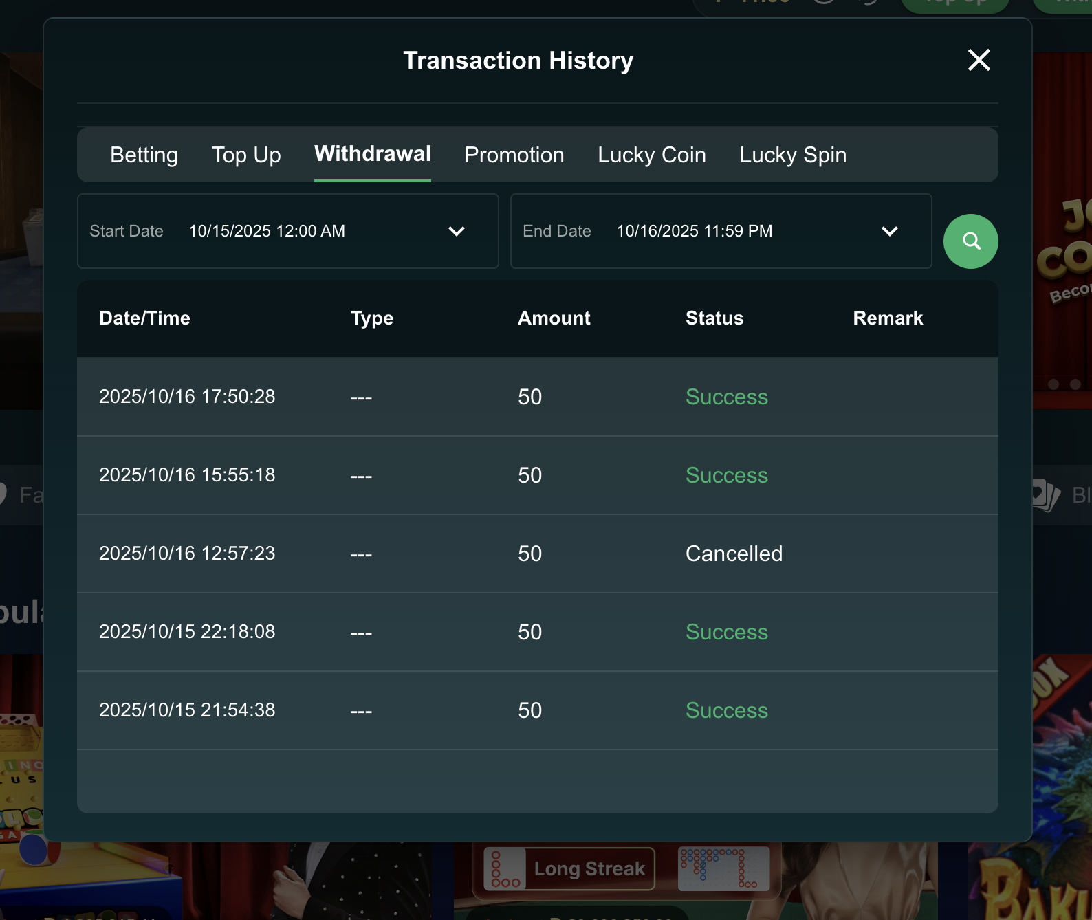 Best Online Casino Games - SportBet Lobby