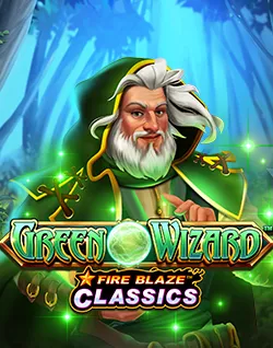 Online Slot Games - Fire Blaze: Green Wizard